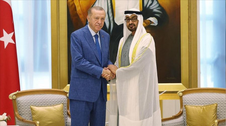 Erdoan Al Nahyan ile grt 