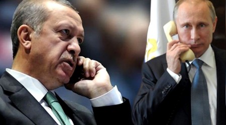 Erdoğan ile Putin telefonda görüştü
