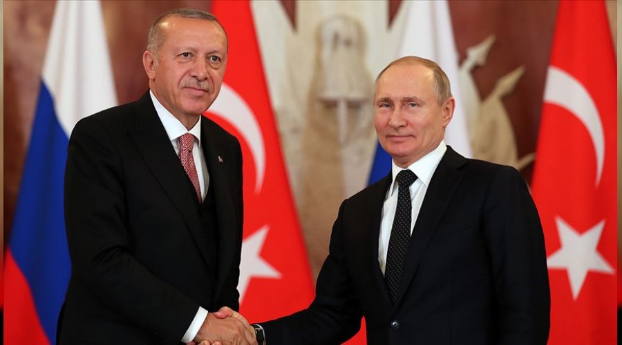 Erdoan Putin ile grt