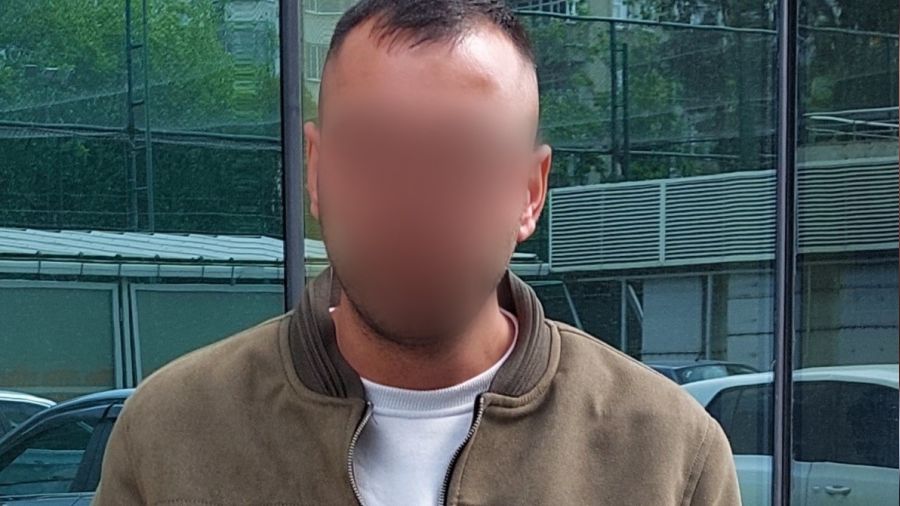 E�inin kafas�nda �i�e k�ran koca tutukland�