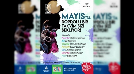 ‘Evde Kültür Sanat’a Mayıs’ta devam