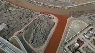 Fadlum Çayı Kızılırmak'a rengini verdi