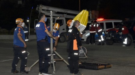 Gmhane'de deprem tatbikat
