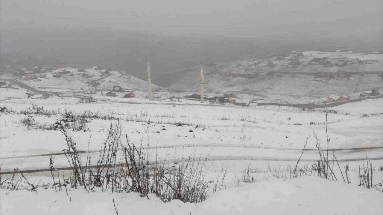 G�m��hane'nin y�ksek kesimleri beyaza b�r�nd�