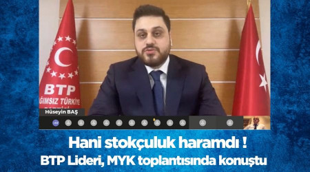 Hani stokçuluk haramdı !