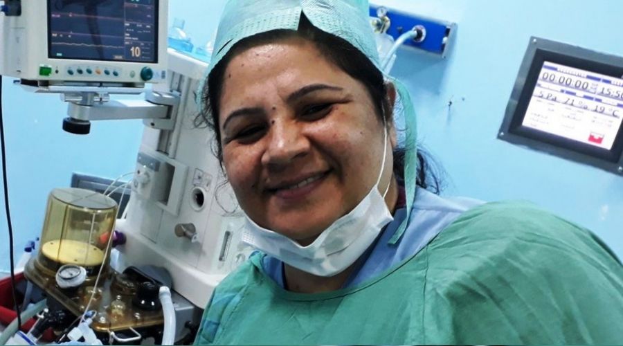 Hastane personeli korona vir�se yenildi