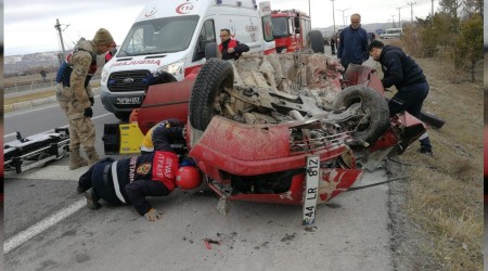 Hastane yolunda feci kaza