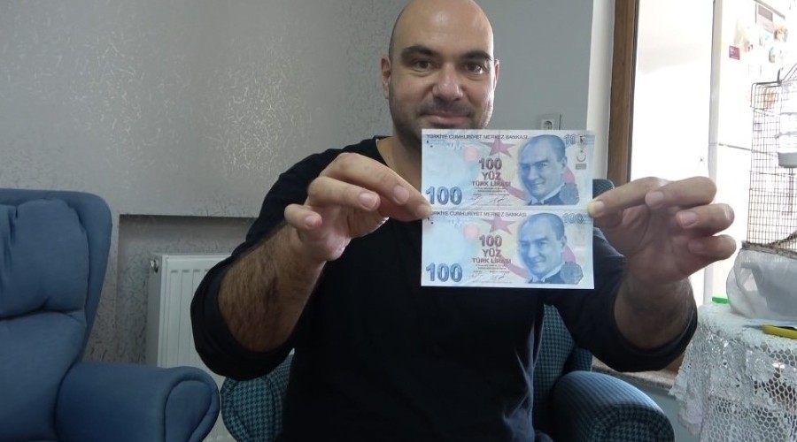 Hatalı banknotlar DMD hastası çocuğun tedavisi için satışta