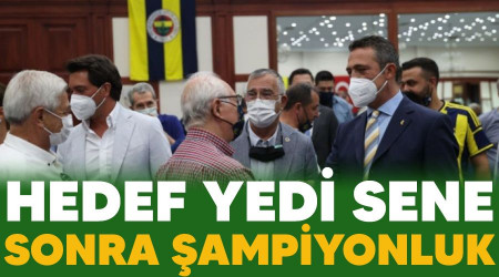 Hedef yedi sene sonra şampiyonluk