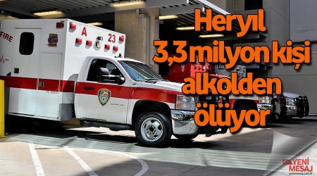 Her yıl 3,3 milyon kişi alkolden ölüyor