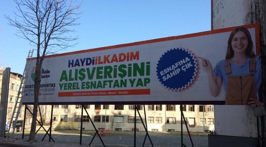 lkadm Belediyesi 'Esnafna sahip k' kampanyas balatt