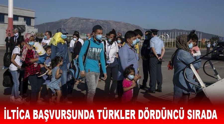 İltica başvurusunda Türkler dördüncü sırada