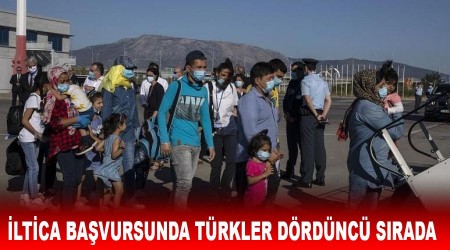 İltica başvurusunda Türkler dördüncü sırada