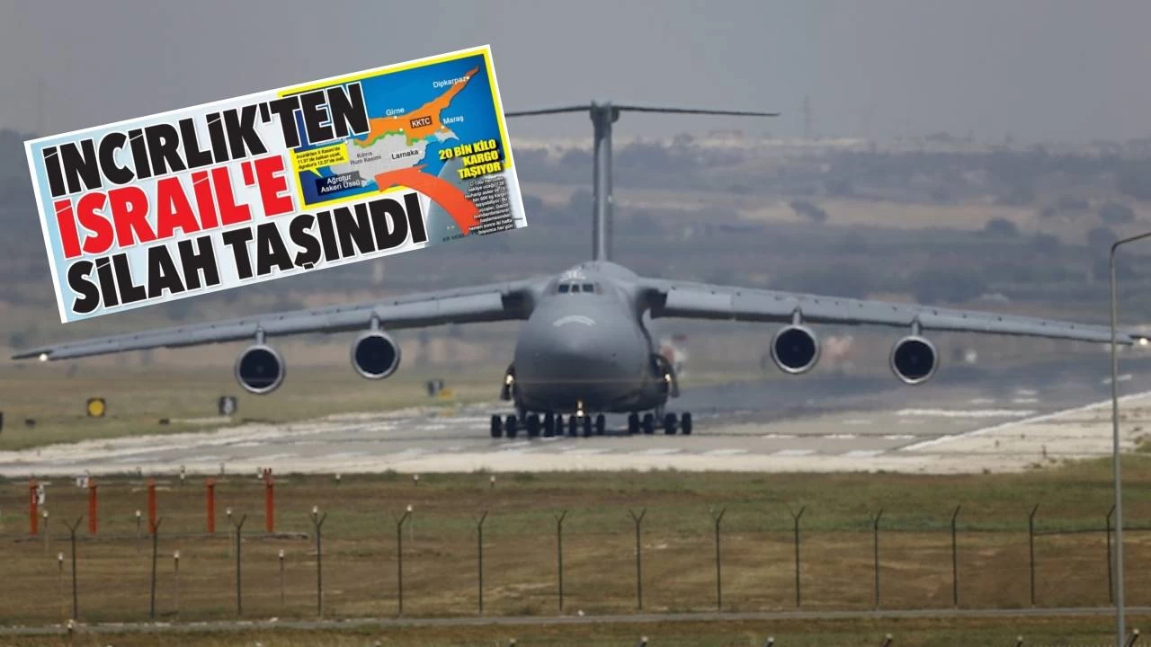 İncirlik'ten İsrail'e mühimmat taşındı mı? AKP'den yalanlama, Aydınlık'tan yeni iddia geldi