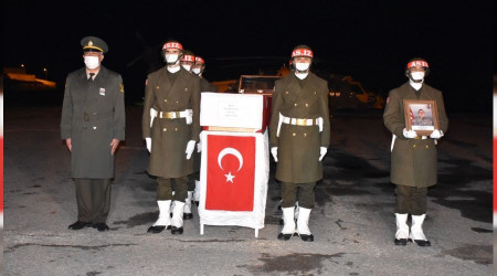 Irak şehidi için Hakkari'de tören düzenlendi