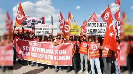 İşçiler direnişe başladı