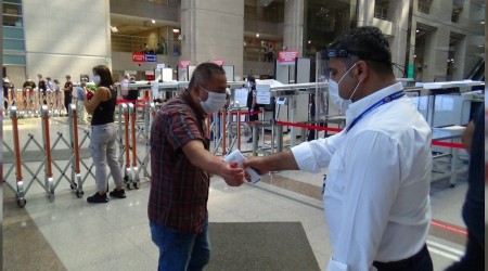 stanbul Adalet Saray'nda korona virs temizlii