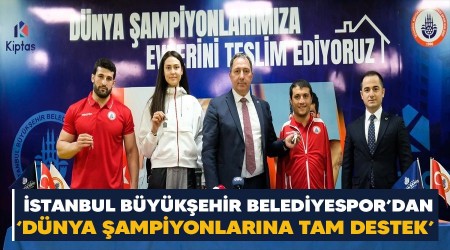 stanbul Bykehir Belediyespor'dan "Dnya ampiyonlarna tam destek"