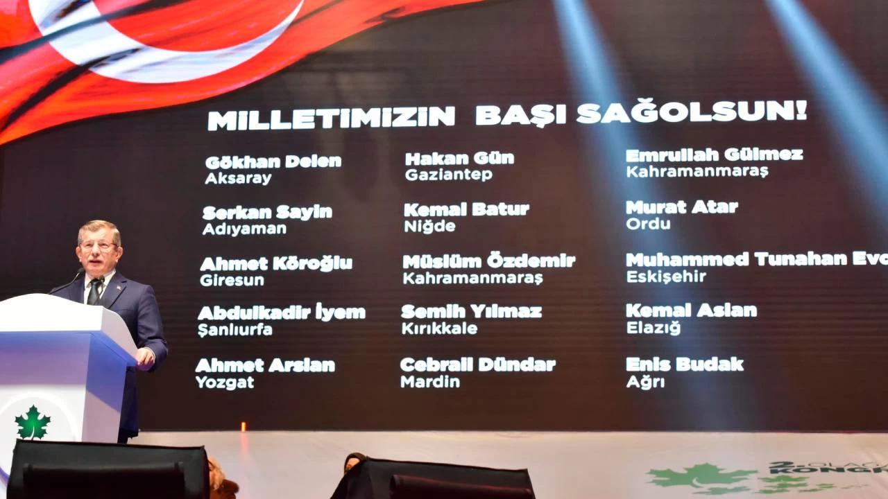 İstanbul ve Ankara'da aday göstermeyen Gelecek Partisi 72 başkan adayını  açıkladı - Yeni Mesaj