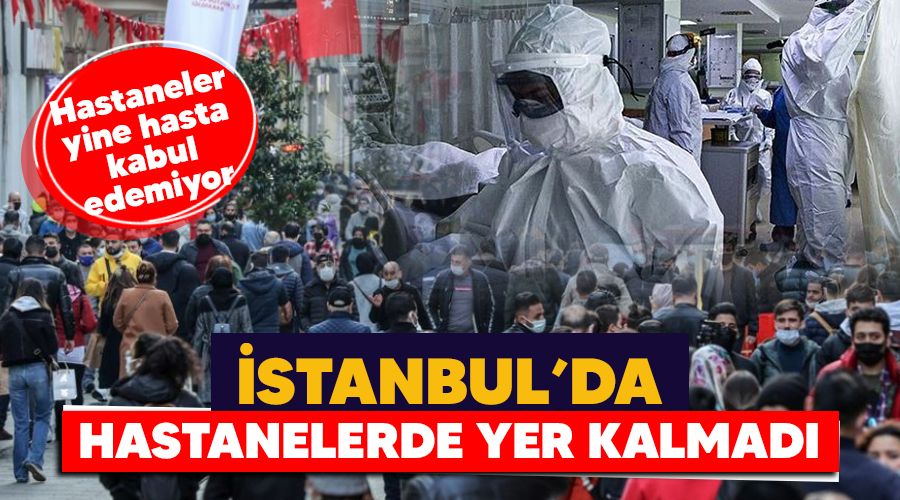 �stanbul'da hastanelerde yer kalmad�