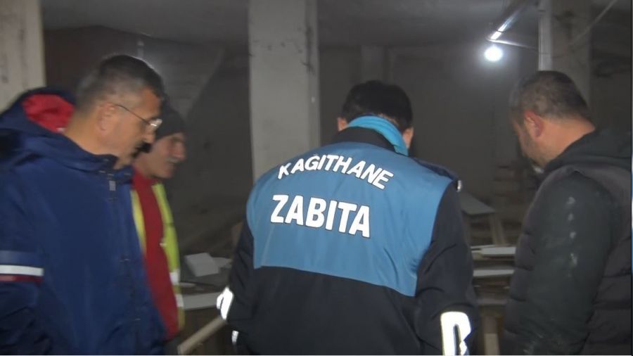 İstanbul'da zeminden kaçak kat inen şahıs serbest bırakıldı