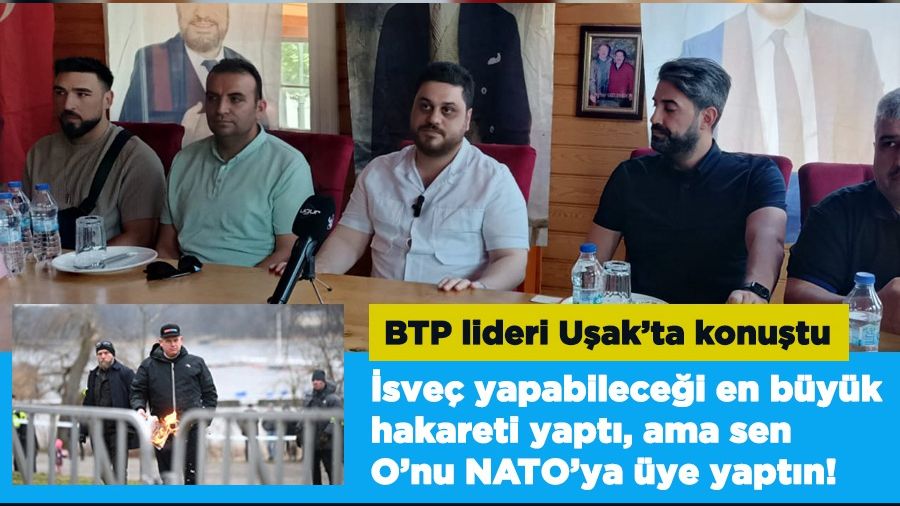 BTP Genel Ba�kan� H�seyin Ba� U�ak'ta konu�tu 