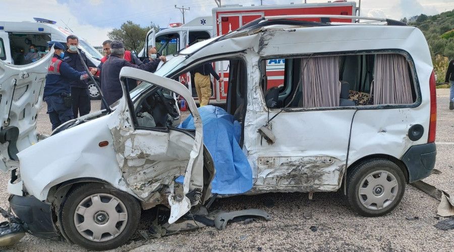 İzmir'de trafik kazası: 1 ölü