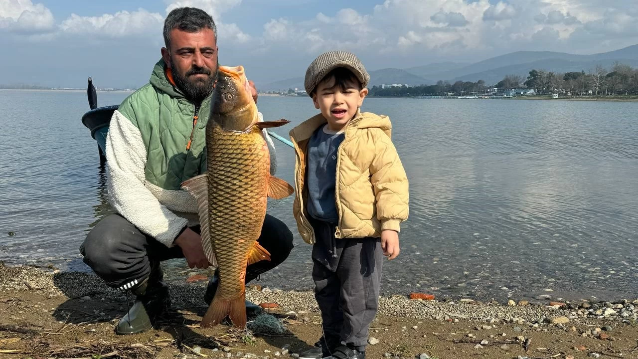 İznik Gölü'nde tarihi balık rekoru