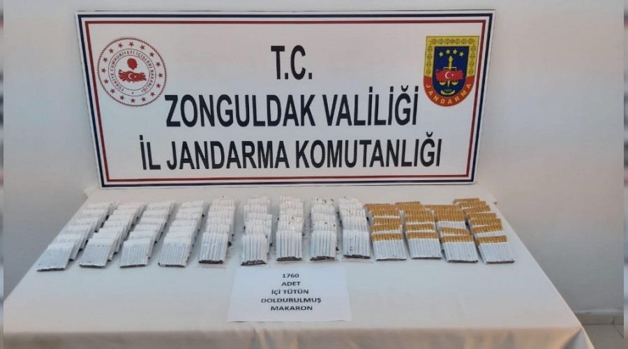 Jandarmadan makaron operasyonu: 1 gözaltı