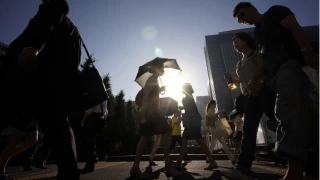 Japonya'da ar scaklardan 18 kii ld