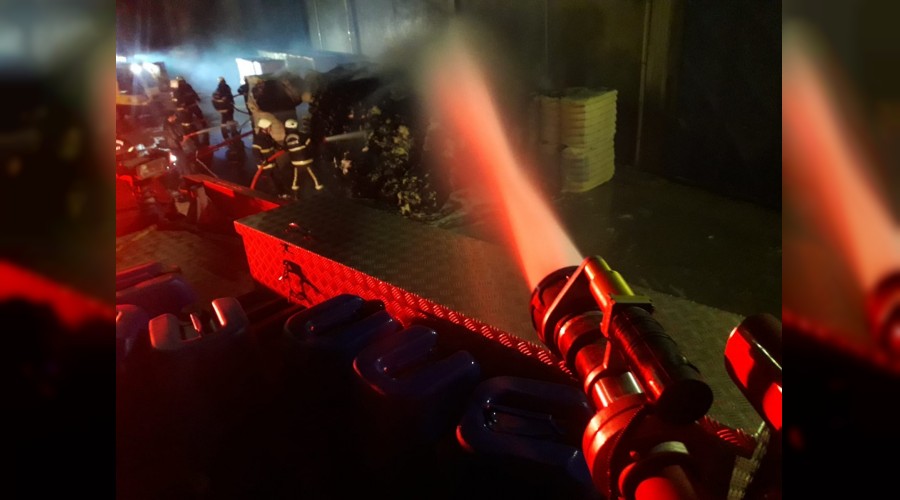 Kahramanmara��ta fabrika yang�n�   