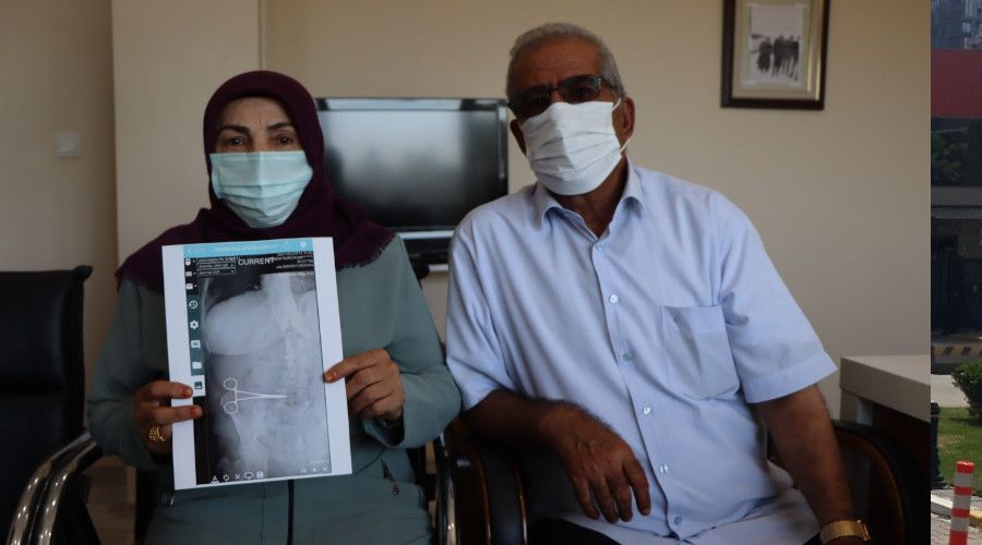 Karn�nda unutulan makasla 2 ay dola�t�