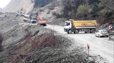 Kastamonu-Çatalzeytin karayolu 4 gündür kapalı