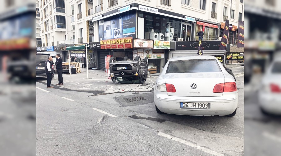 Kavşakta 'görünmez' kaza