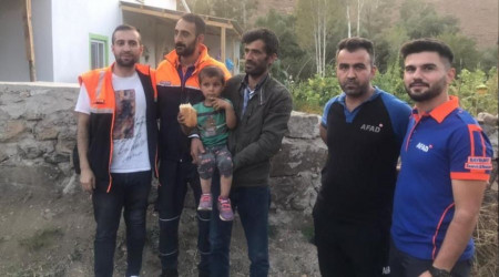 Kaybolan 4 yaşındaki çocuk 11 km uzaktaki köyde bulundu