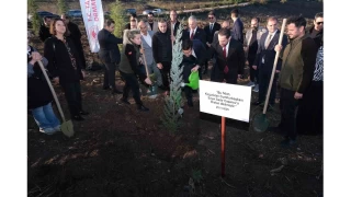 Kırgızistan-Türkiye dostluk ilişkileri fidanlarla kök saldı