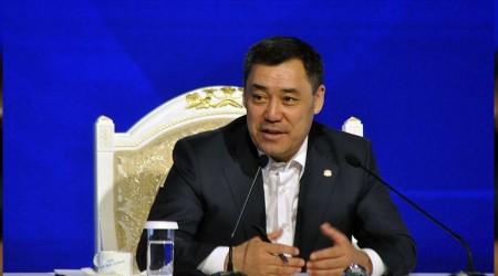 Kırgızistan'da ipi Caparov göğüsledi