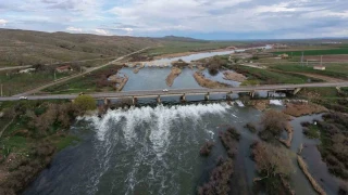 Kızılırmak'ta su seviyesi yükseldi