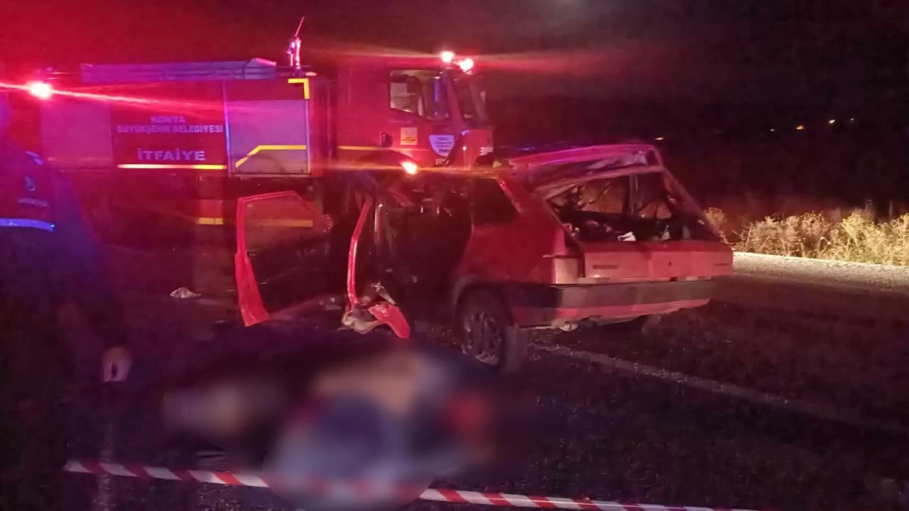 Konya'daki feci kazada aynı aileden 4 kişi hayatını kaybetti