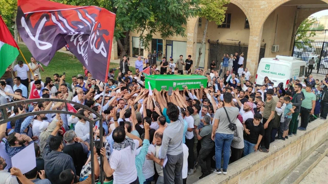 Kudüs'te öldürülen imam Hasan Saklanan Şanlıurfa'da defnedildi