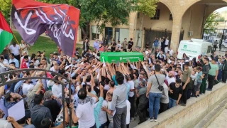 Kudüs'te öldürülen imam Hasan Saklanan Şanlıurfa'da defnedildi