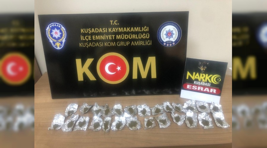 Ku�adas� polisinden ba�ar�l� operasyon