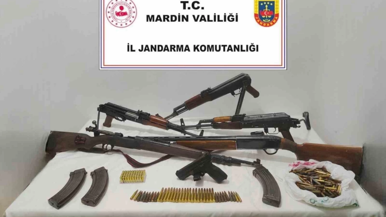 Mardin'de silah ve mühimmat kaçakçılarına operasyon