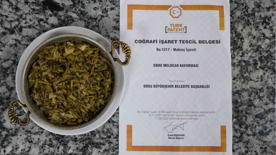 Melocan kavurmas corafi iaret belgesi ald