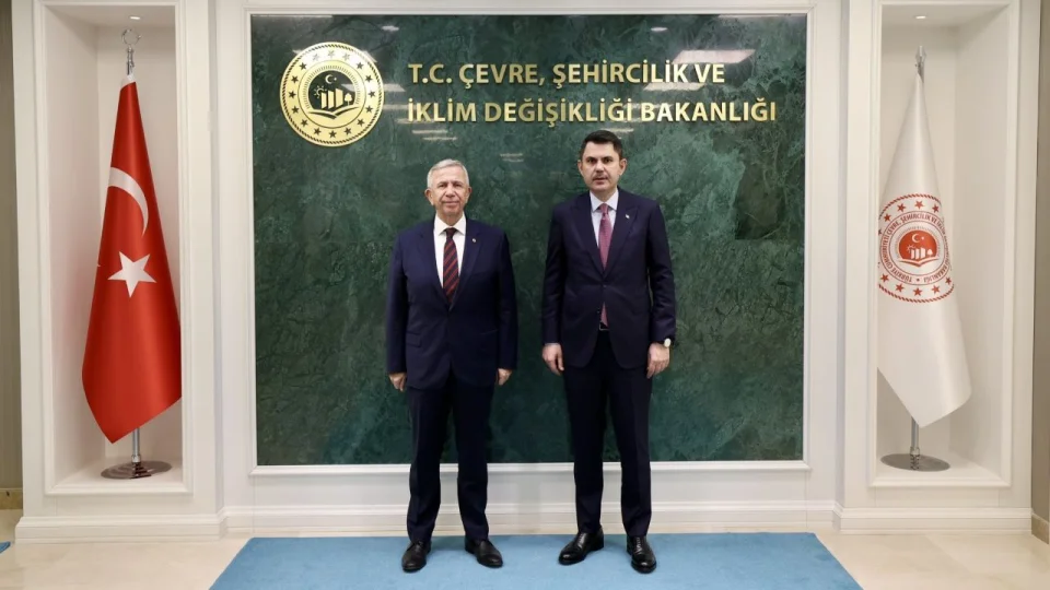 Murat Kurum ile Mansur Yavaş bir araya geldi