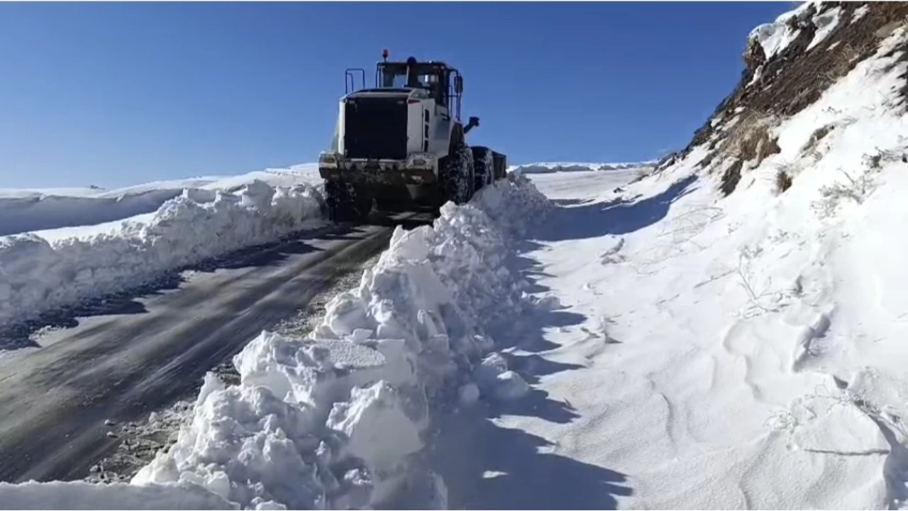 Muş'ta kapanan 31 yerleşim yerinin yolu ulaşıma açıldı