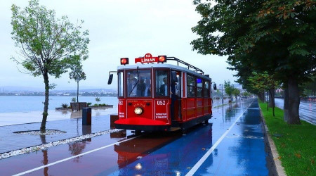 Nostaljik tramvay Ordu sahilinde yerini aldı
