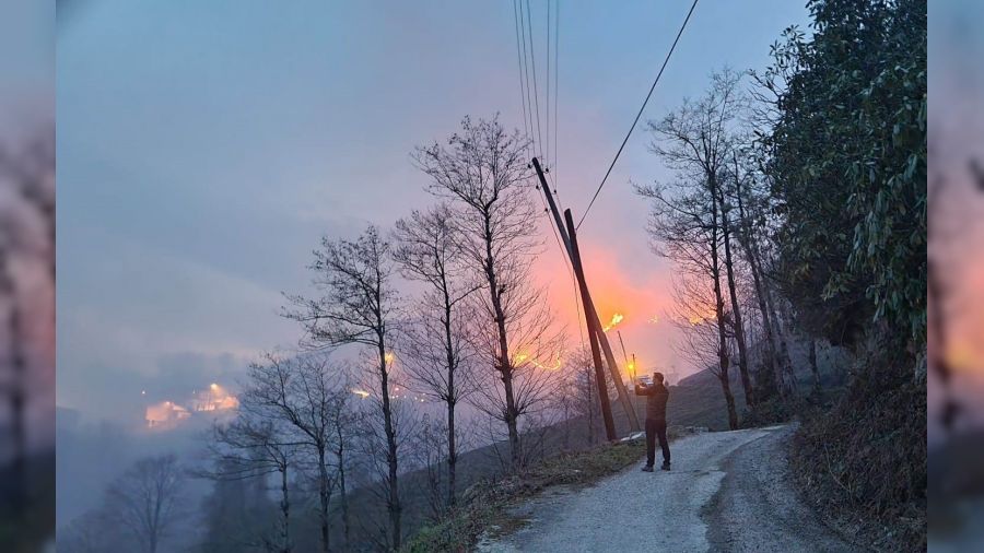 Of'ta ��kan yang�n lodosun etkisiyle b�y�d�