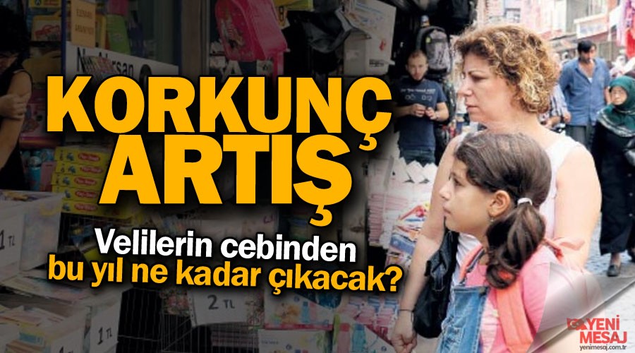 Okul masrafları arttı