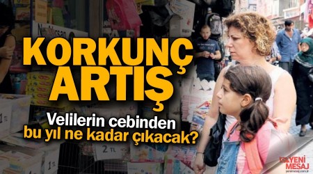 Okul masrafları arttı